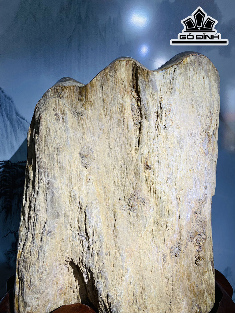 Tác Phẩm Gỗ Hóa Ngọc Cao 44 Ngang 33 (cm) 21kg