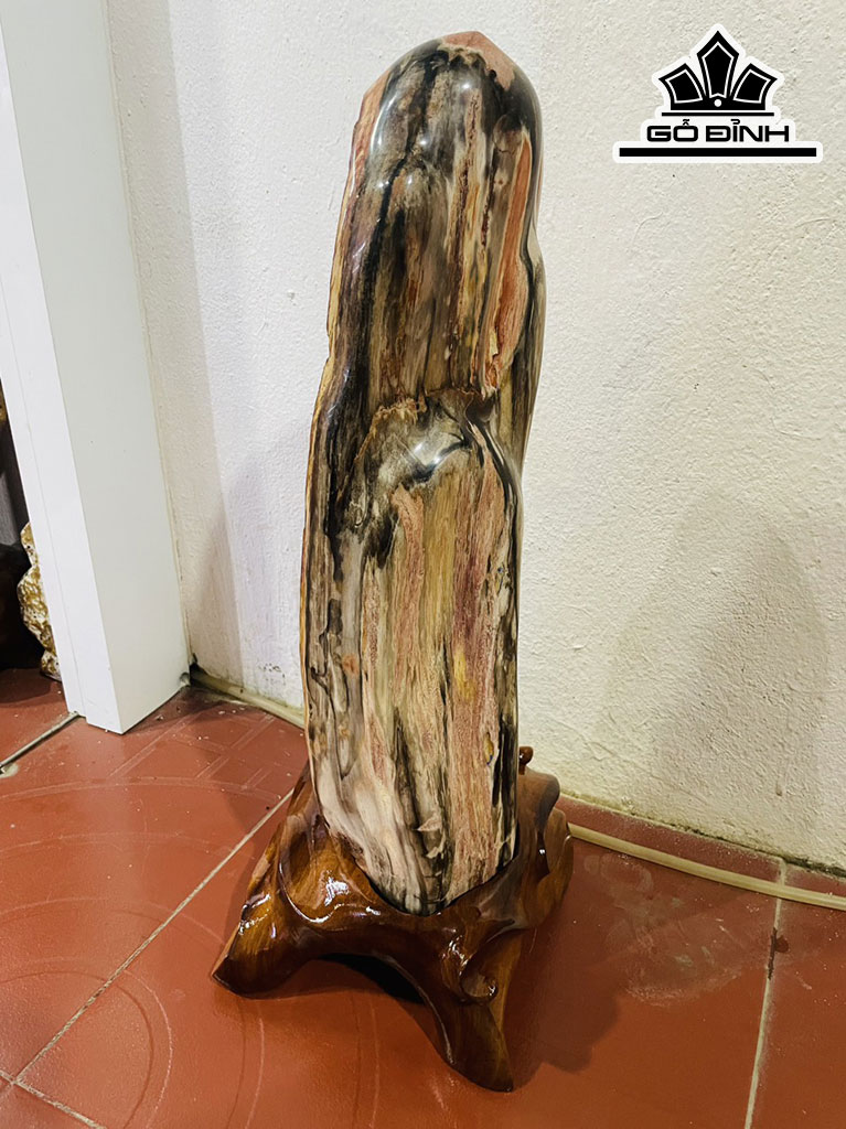 Tác Phẩm Gỗ Hóa Thạch Cao 55 Ngang 20 (cm) 16,5kg