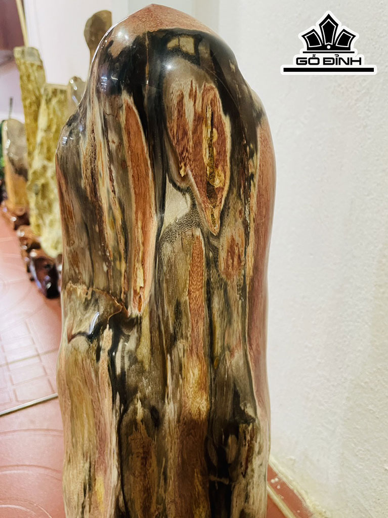 Tác Phẩm Gỗ Hóa Thạch Cao 55 Ngang 20 (cm) 16,5kg