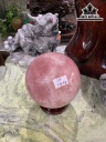 Bi Cầu Đá Thạch Anh Hồng Đường Kính 7,7 (cm) 6,5kg