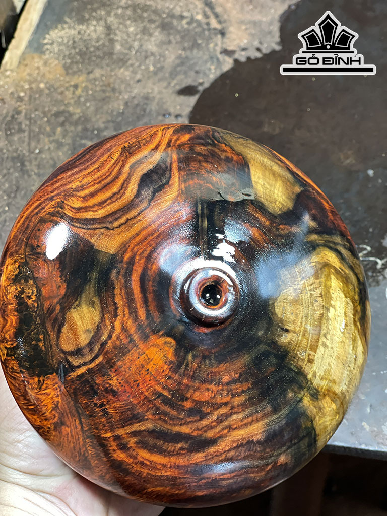 Bình Phú Quý Gỗ Trắc Cao 7 Đường Kính 16 (cm)