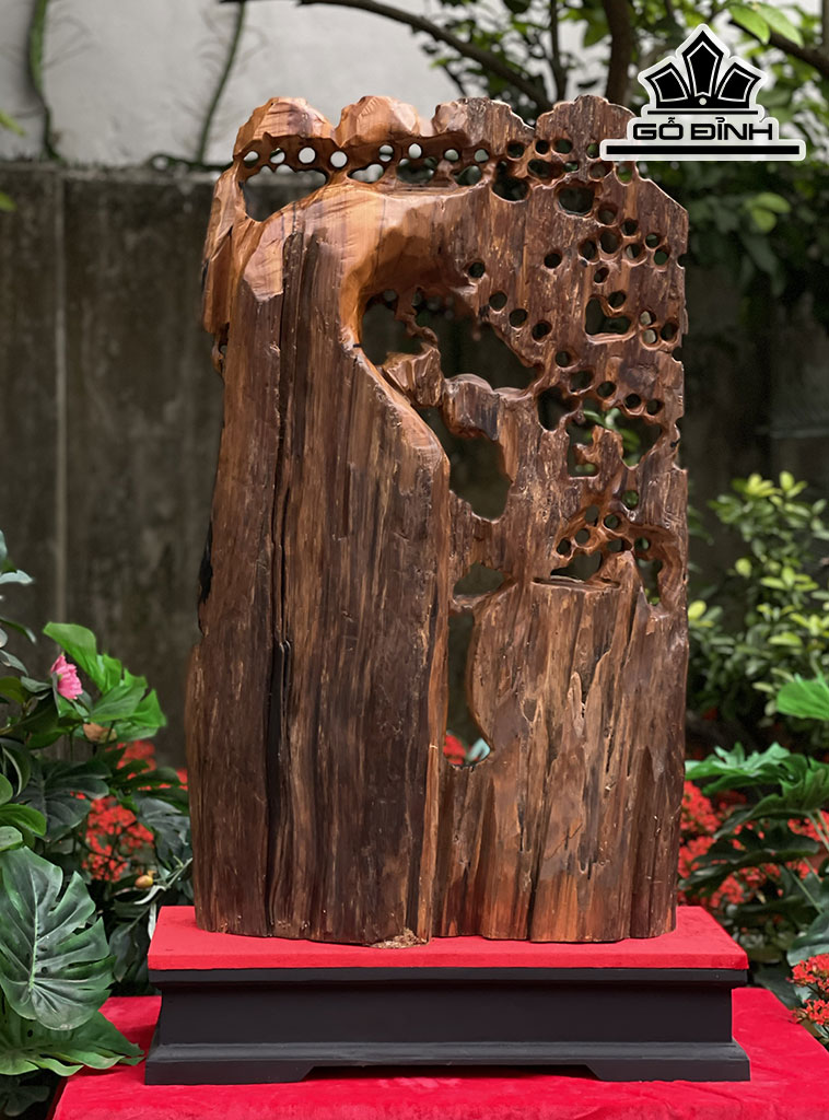 Tượng Phật Di Lặc Gỗ Ngọc Am Cao 86 Ngang 50 Sâu 20 (cm)