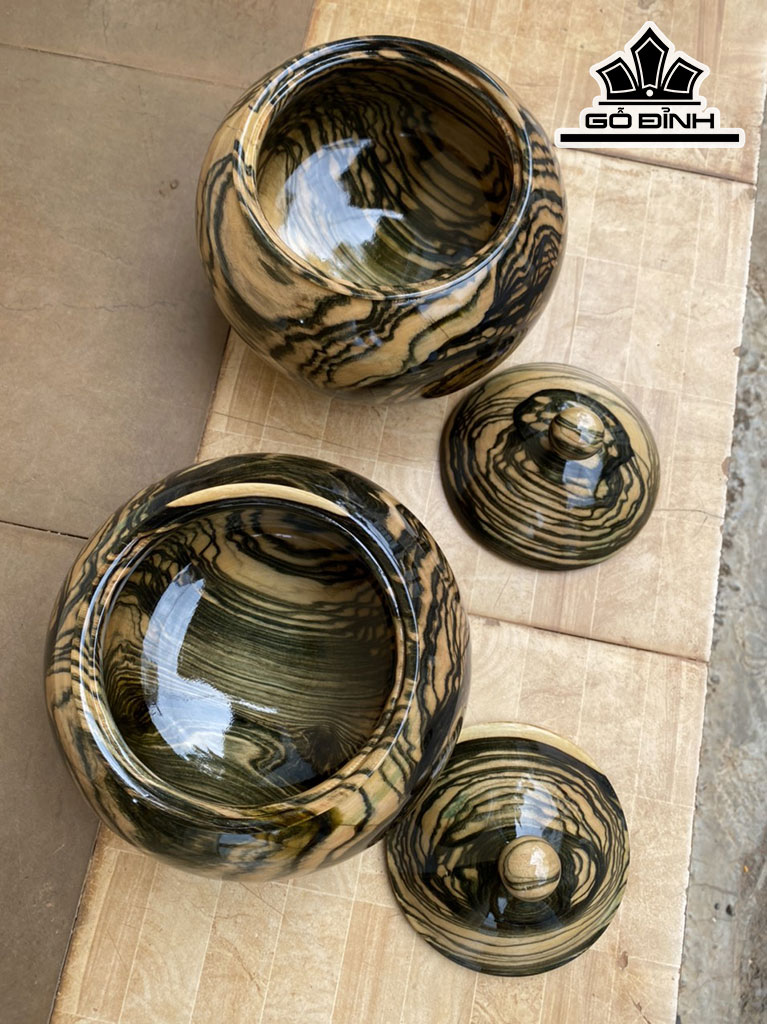 Thố Gỗ Cẩm Cao 20 Đường Kính 19 (cm)