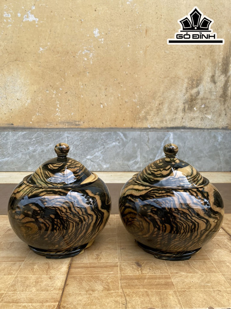 Thố Gỗ Cẩm Cao 20 Đường Kính 19 (cm)