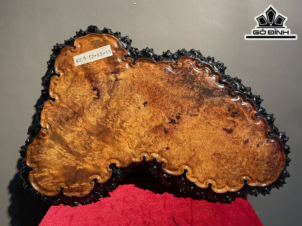 Khay Trà Gỗ Nu Hương Ngang 52 Cao 33 Sâu 1,5 (cm)