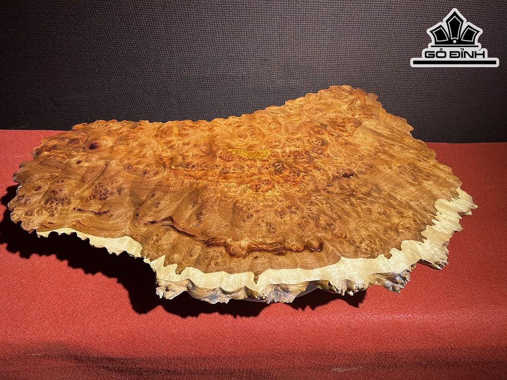 Khay Trà Gỗ Nu Hương Ngang 56 Cao 33 Sâu 1,5 (cm)