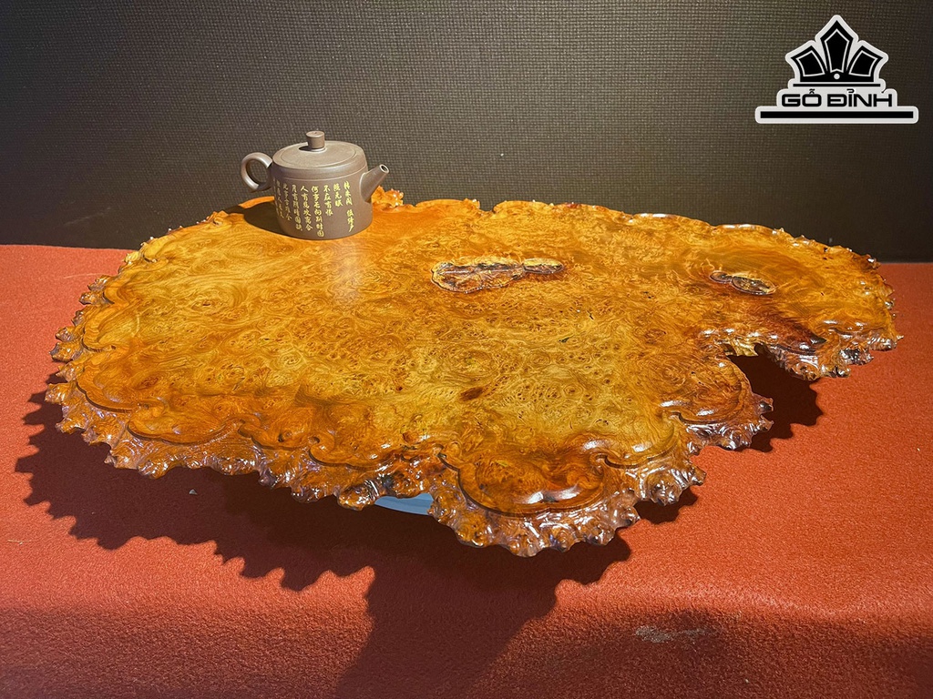 Khay Trà Gỗ Nu Hương Ngang 60 Cao 40 Sâu 1,3 (cm)