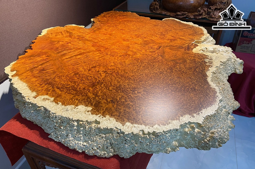 Mặt Bàn Gỗ Nu Hương Cao 100 Ngang 115  Sâu 5,2 (cm)