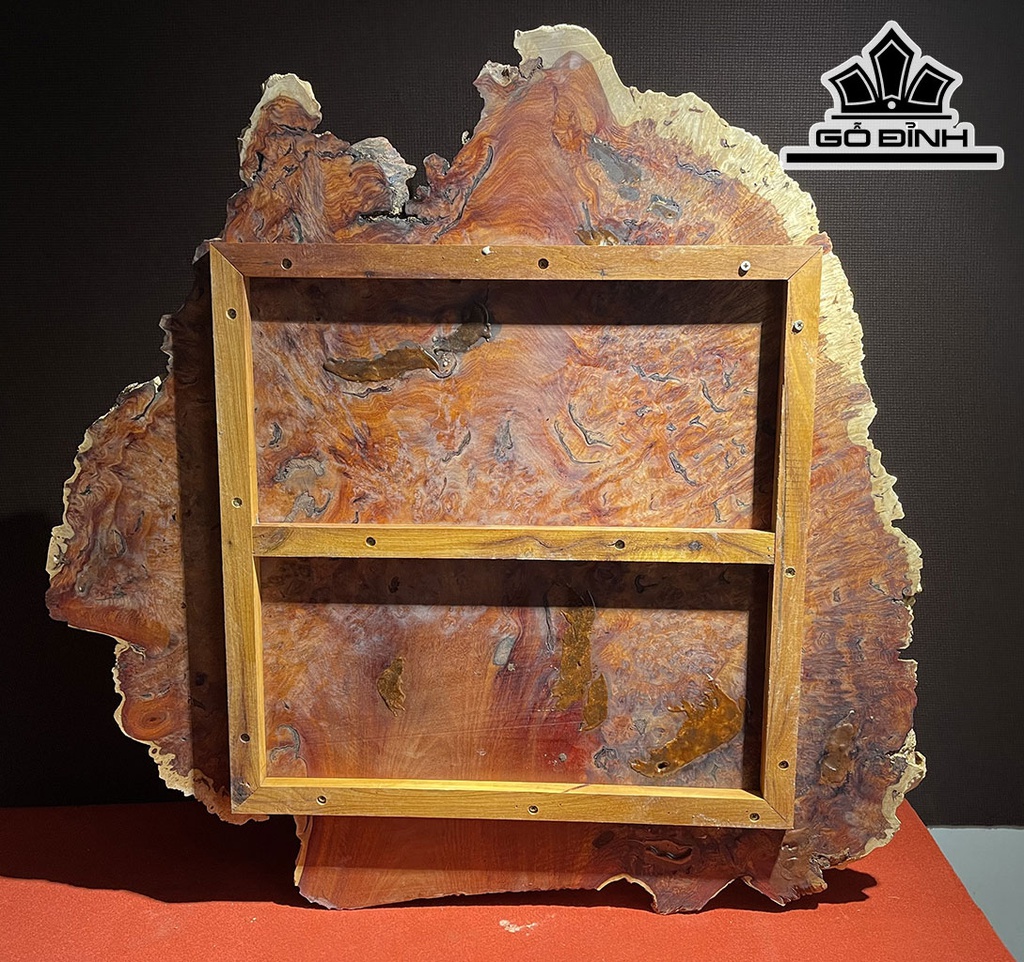 Tranh Chữ Phúc Lộc Thọ Gỗ Nu Hương Ngang 70 Cao 89 Ngang 88 Dày 0,1-2 (cm)