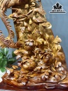 Tượng Chim Phượng Hoàng Gỗ Hương Cao 85 Ngang 48 Sâu 33 Kỷ Cao 10 (cm)