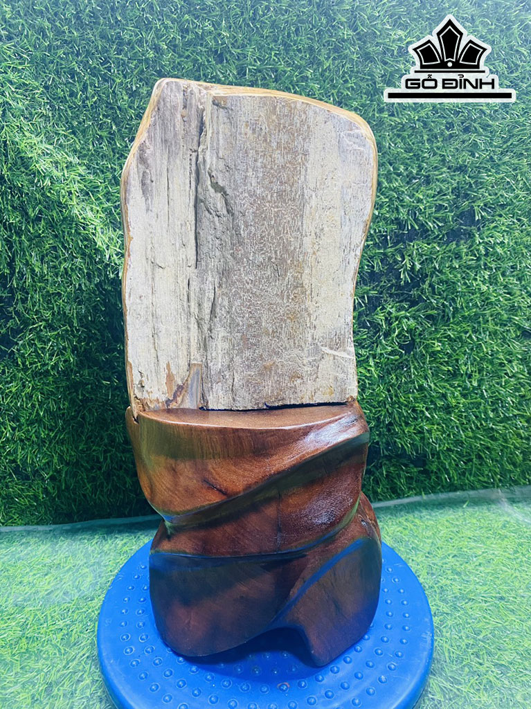 Tác Phẩm Gỗ Hóa Thạch 4,5kg