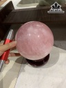 Bi Cầu Đá Thạch Anh Hồng Đường Kính 13,9 (cm) 3,95kg