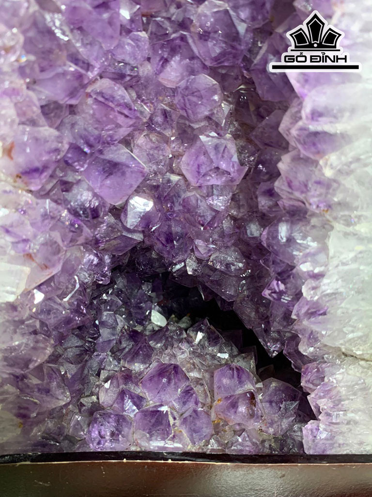 Tinh Thể Đá Thạch Anh Tím Cao 47,3 Ngang 25 Sâu 23 (cm) 15,5kg