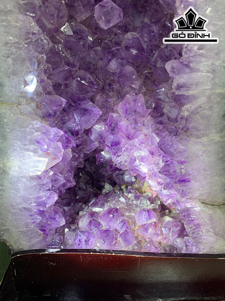 Tinh Thể Đá Thạch Anh Tím Cao 47,3 Ngang 25 Sâu 23 (cm) 15,5kg