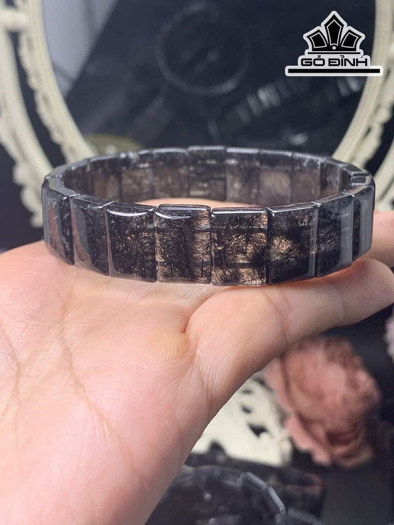 Vòng Tay Tóc Đen Đường Kính 18 (cm)