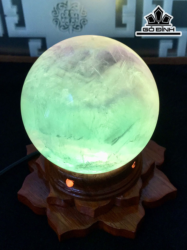 Bi Cầu Đá Ngọc Lục Bảo Đường Kính 8 (cm) 0,85kg