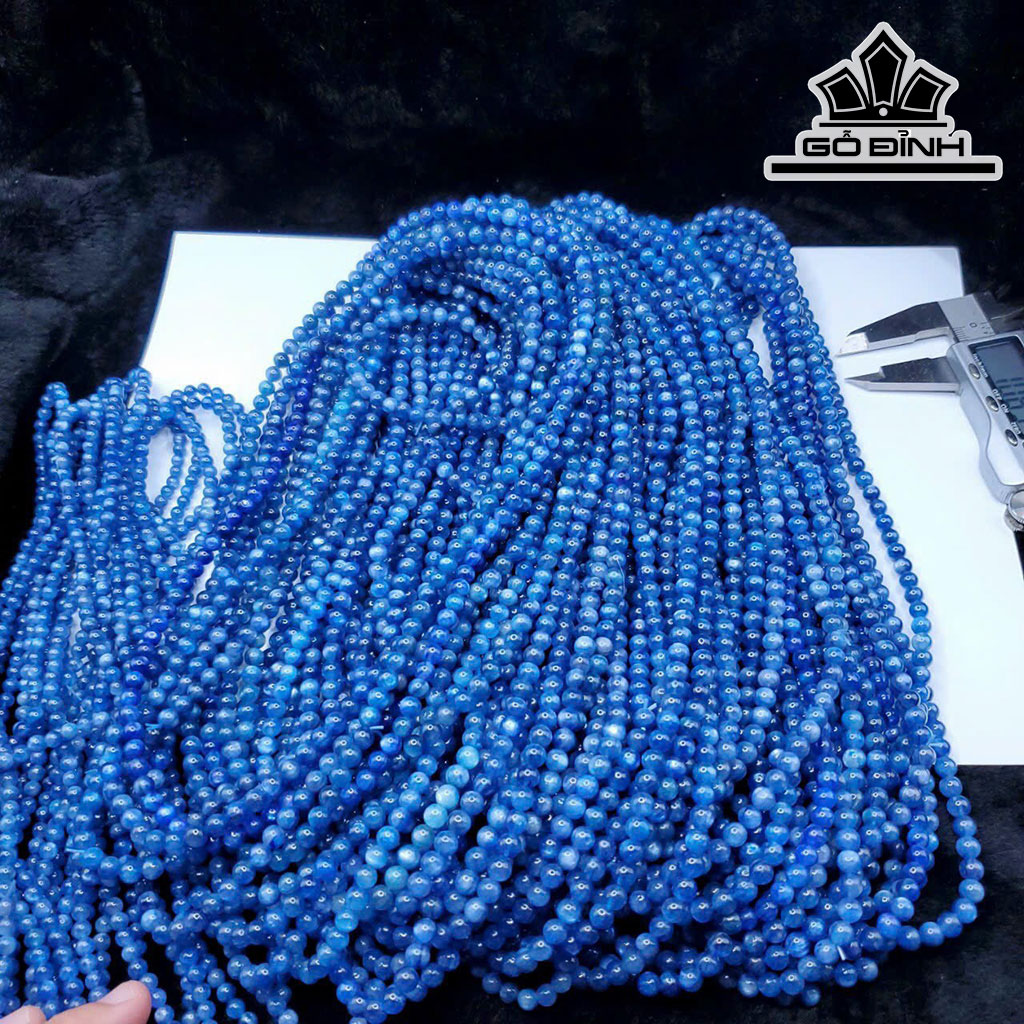Vòng Tay Chuỗi Đá Kyanite Đường Kính Hạt 5,8 (cm)