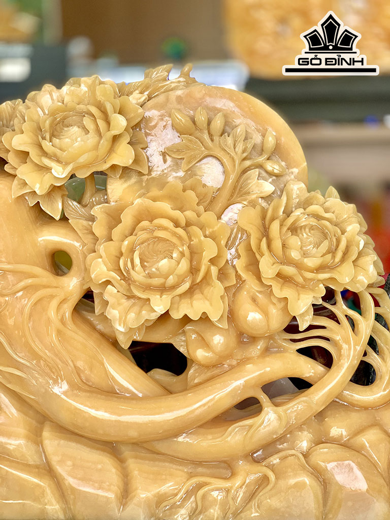 Cây Tài Lộc Đá Thạch Anh Cao 38 (cm)