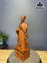 Tượng Gia Cát Lượng Gỗ Hương Cao 60 Ngang 20 Sâu 15 (cm)