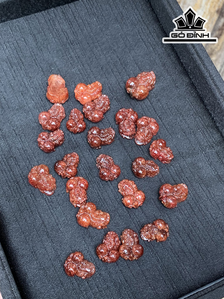Mặt Dây Chuyền Tỳ Hưu Đá Thạch Anh Tóc Đỏ Cao 20 (mm)