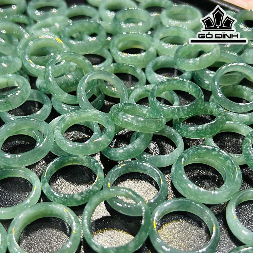 Nhẫn Đá Ngọc Lam (Turquoise) Đường Kính 16.2,17.3 (mm)