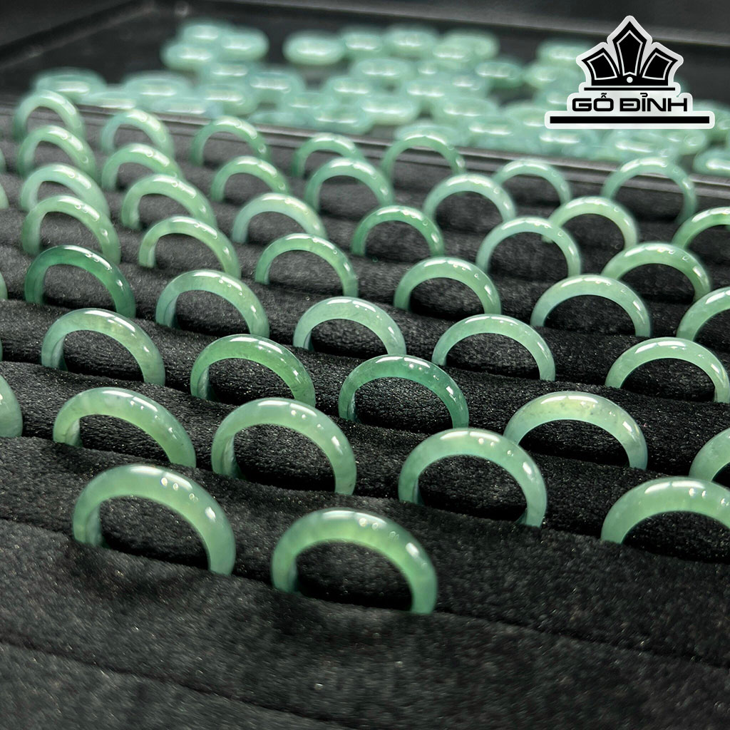 Nhẫn Đá Ngọc Lam (Turquoise) Đường Kính 16.2,17.3 (mm)