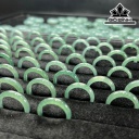 Nhẫn Đá Ngọc Lam (Turquoise) Đường Kính 16.2,17.3 (mm)