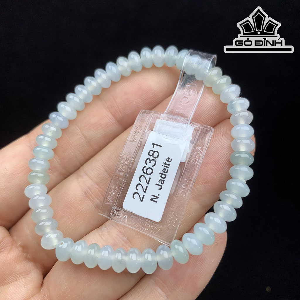 Vòng Tay Đá Cẩm Thạch (Jadeite) A Đường Kính Hạt 5,6 (mm)