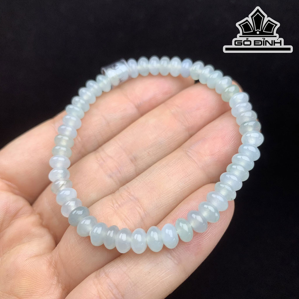 Vòng Tay Đá Cẩm Thạch (Jadeite) A Đường Kính Hạt 5,6 (mm)