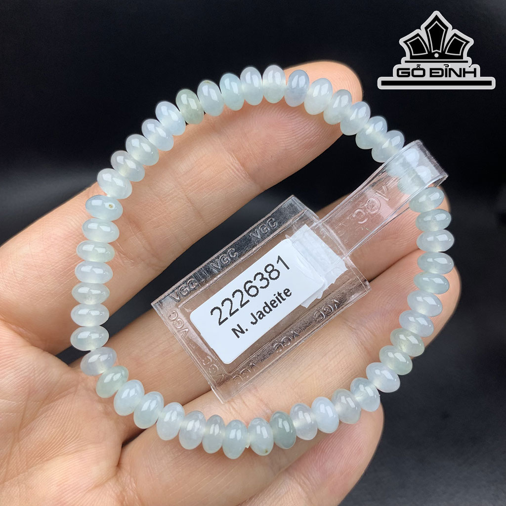 Vòng Tay Đá Cẩm Thạch (Jadeite) Đường Kính Hạt 5,7 (mm)