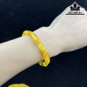 Vòng Tay Đá Hổ Phách Đường Kính Hạt 8 (mm)