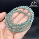 Vòng Tay Đá Ngọc Lam (Turquoise) Đường Kính Hạt 5,4 (mm)