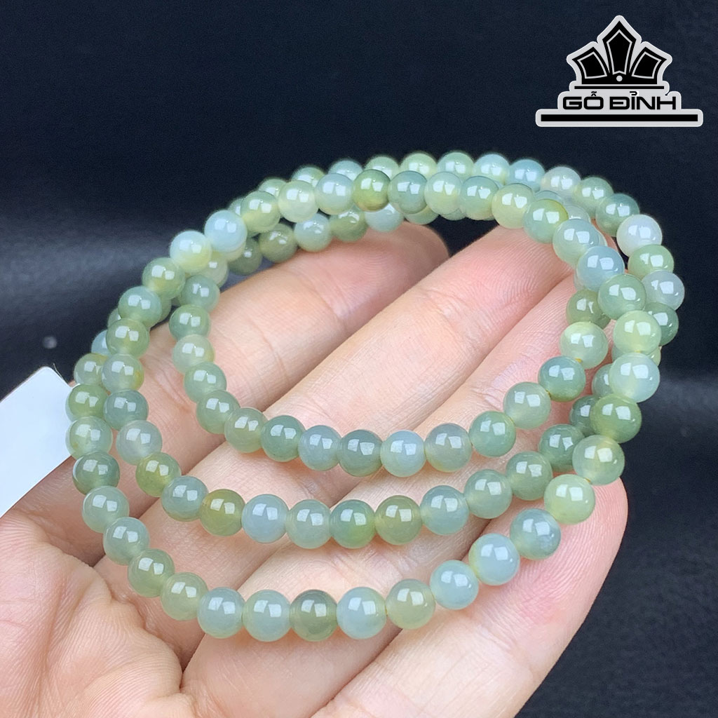 Vòng Tay Đá Ngọc Lam (Turquoise) Đường Kính Hạt 5,4 (mm)