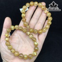 Vòng Tay Đá Thạch Anh Tóc Vàng Đường Kính Hạt 10,5 (mm)