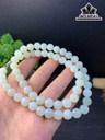 Vòng Tay Đá Ngọc Bích (Nephrite Jade) Đường Kính Hạt 8 (mm)