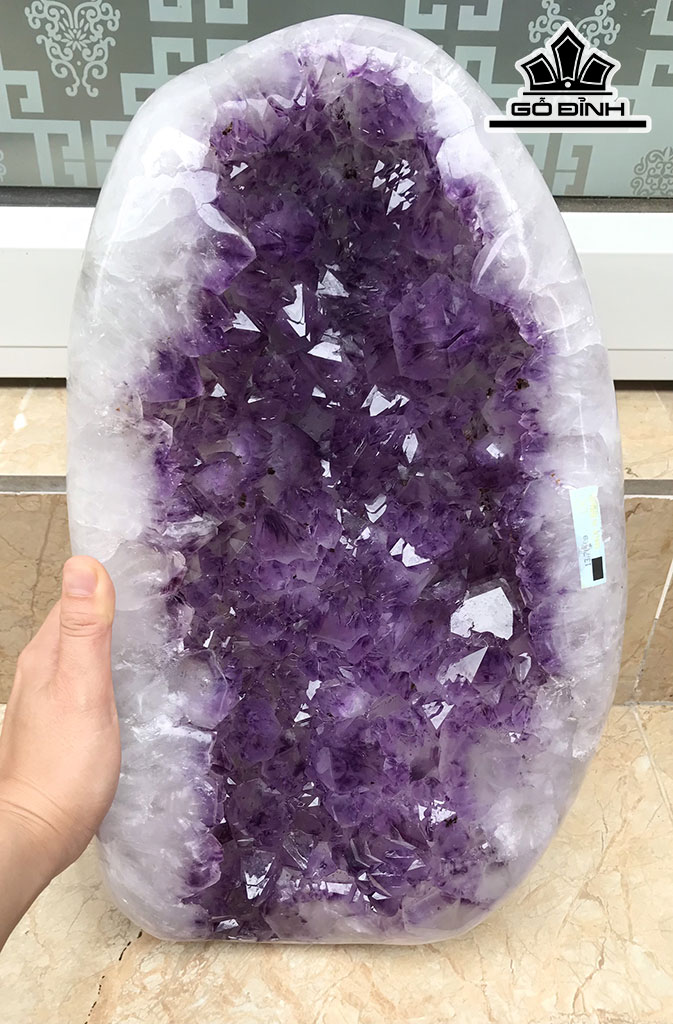 Tinh Thể Đá Thạch Anh Cao 39 Ngang 23,5 Sâu 13,5 (cm) 13,7kg