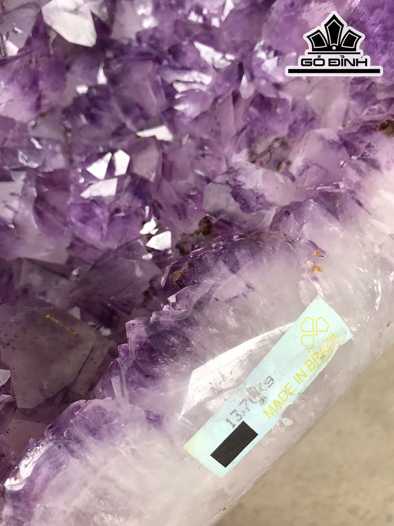 Tinh Thể Đá Thạch Anh Cao 39 Ngang 23,5 Sâu 13,5 (cm) 13,7kg