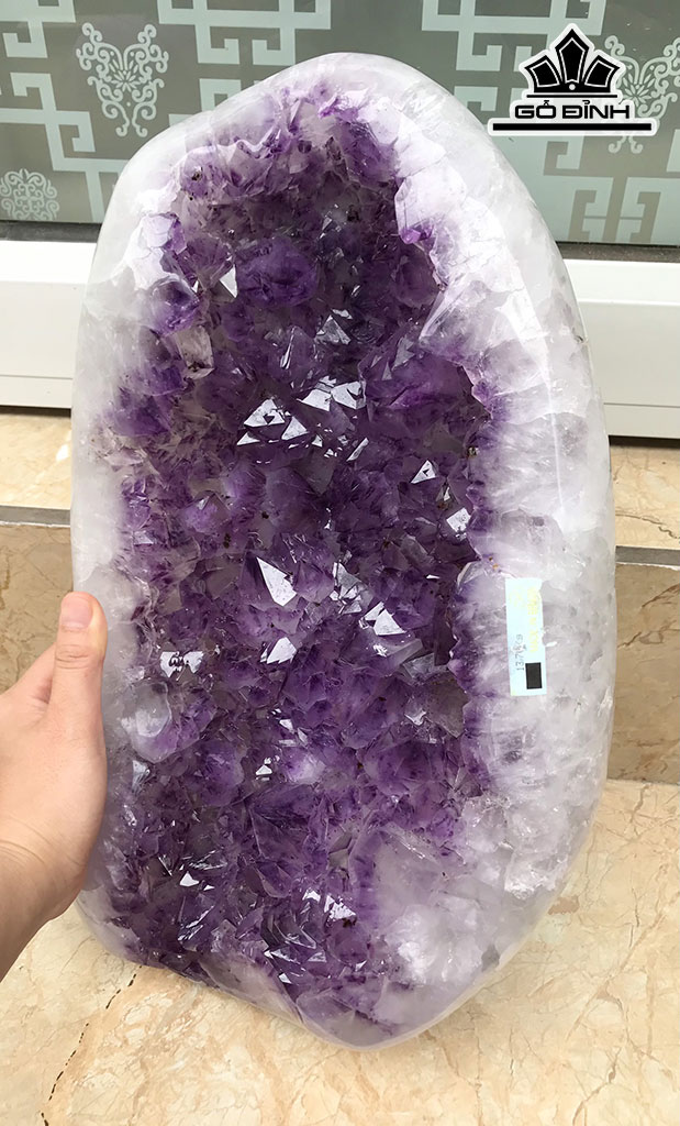 Tinh Thể Đá Thạch Anh Cao 39 Ngang 23,5 Sâu 13,5 (cm) 13,7kg