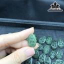 Mặt Dây Chuyền Phật Bản Mệnh Đá Ngọc Bích (Nephrite Jade) Cao 2 (cm)