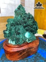 Tác Phẩm Đá Khổng Tước (Malachite) Cao 18 (cm) 2,5kg