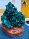 Tác Phẩm Đá Khổng Tước (Malachite) Cao 18 (cm) 2,5kg