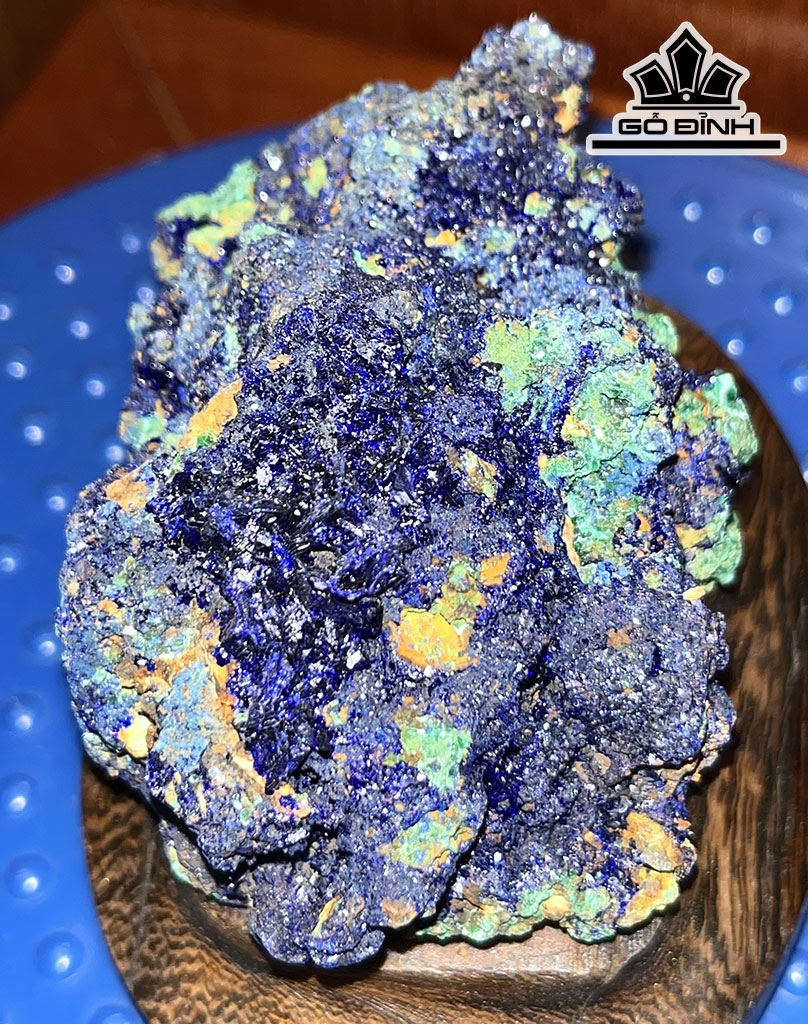 Tinh Thể Đá Azurite Cao 9 Ngang 12 (cm) 694gr