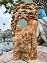 Tượng Phật Di Lặc Gỗ Ngọc Am Cao 83 Ngang 45 Sâu 20 (cm)