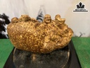 Tượng Phật Di Lặc Gỗ Nu Ngọc Am Cao 20 Ngang 36 Sâu 18 (cm)