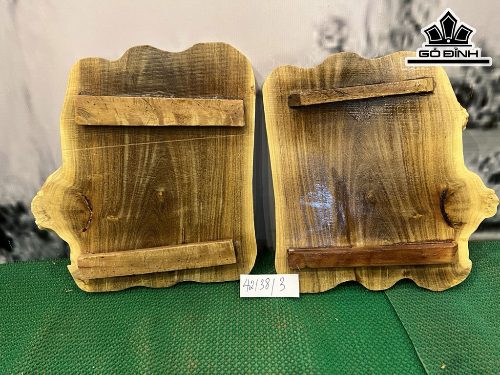 Tranh Con Cá Gỗ Nu Nghiến Cao 38 Ngang 42 Sâu 3 (cm)