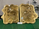 Tranh Con Cá Gỗ Nu Nghiến Cao 38 Ngang 42 Sâu 3 (cm)