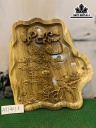 Tranh Chữ Vợ Chồng Gỗ Nu Nghiến Cao 40 Ngang 43 Sâu 3 (cm)