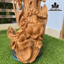 Tượng Phật Bà Quan Âm Gỗ Ngọc Am Cao 70 Ngang 33 Sâu 30 (cm)