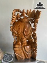 Tượng Phật Di Lặc Gỗ Hương Cao 89 Ngang 47 Sâu 33 (cm)