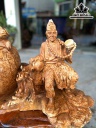 Tượng Tế Công Gỗ Nu Ngọc Am Ngang 83 Cao 52 Sâu 33 (cm)